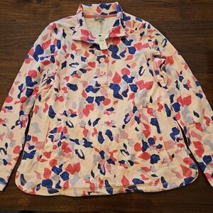 Brand New Multi Color Petite Medium Talbots Shirt